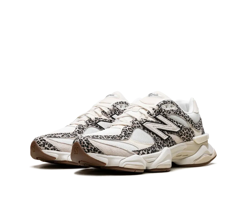 New Balance 9060 'Beige Brown Leopard Print'