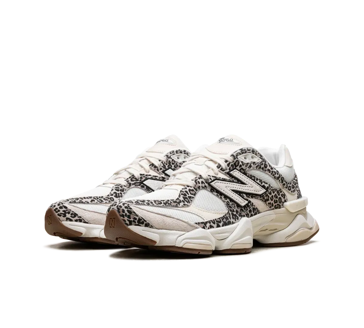 New Balance 9060 'Beige Brown Leopard Print'